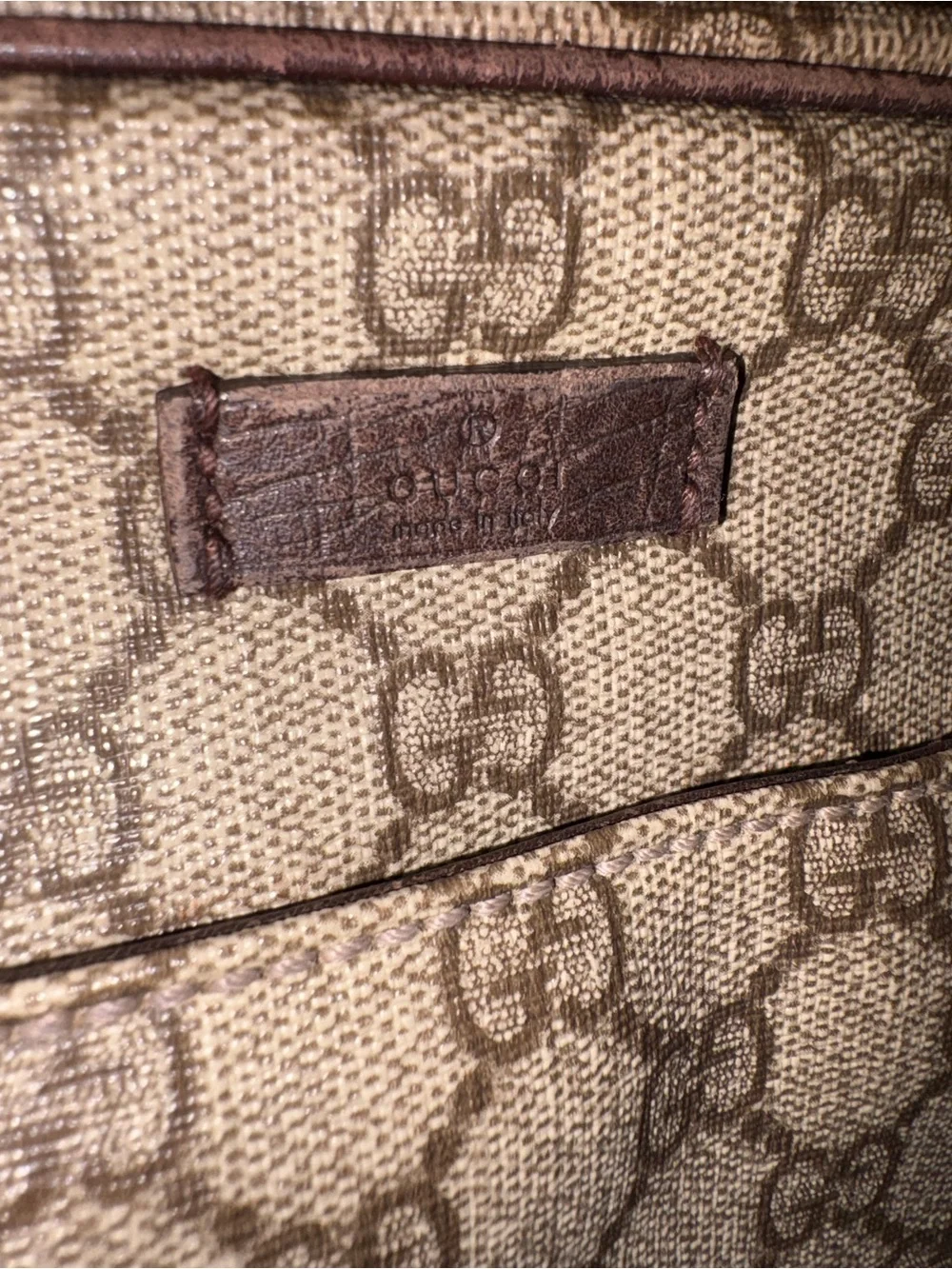 Gucci Brown/Beige GG Canvas Messenger Crossbody